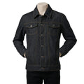 The Gideon Faded Black Denim Trucker Jacket