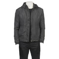 The Jasper Black Hooded Windbreaker Jacket