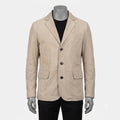 The Calloway Off-White Suede Blazer