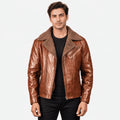Thornmere Brown Sheepskin Shearling Leather Jacket