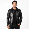 Weston Black Cowhide Leather Jacket