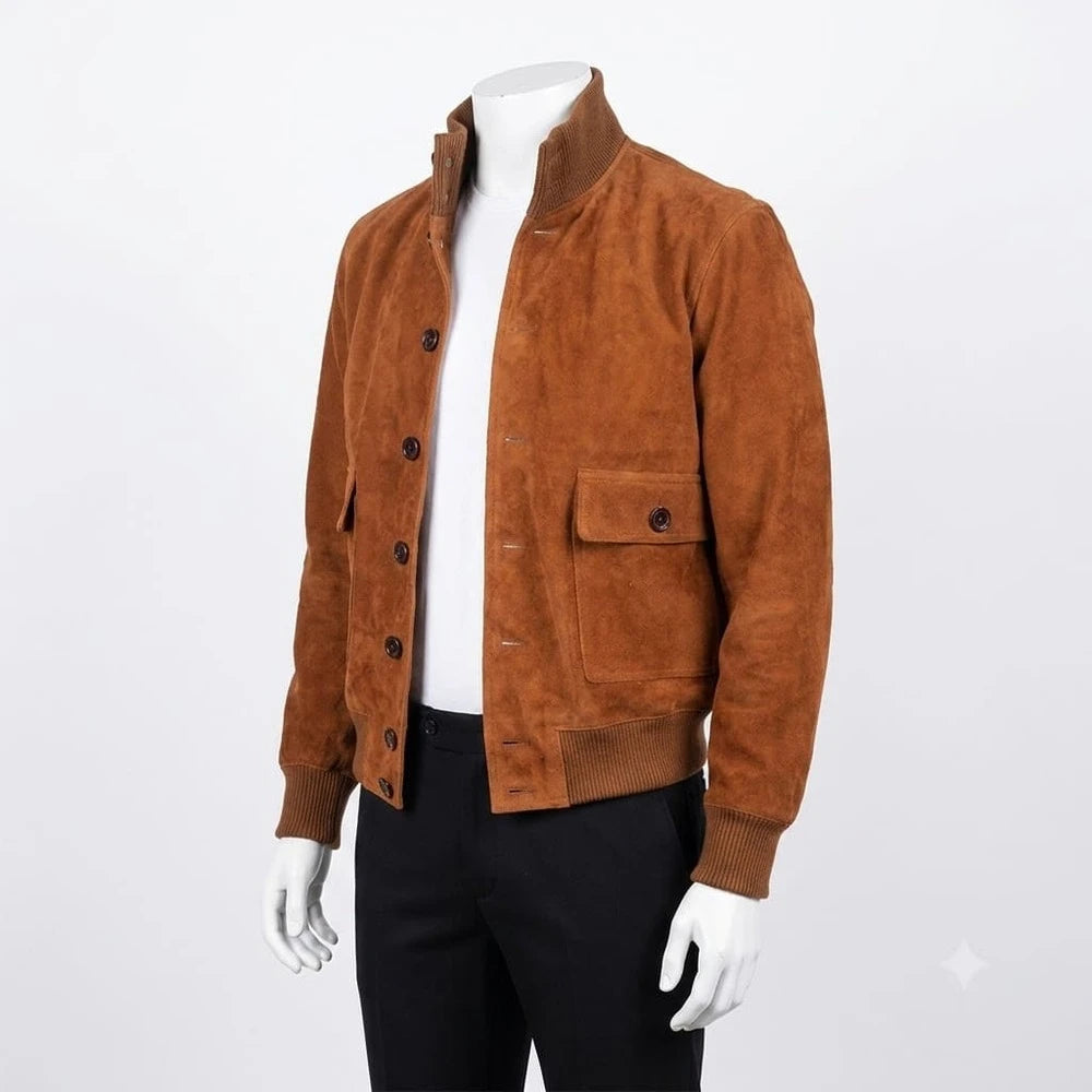 The Harrison Brown Suede Jacket