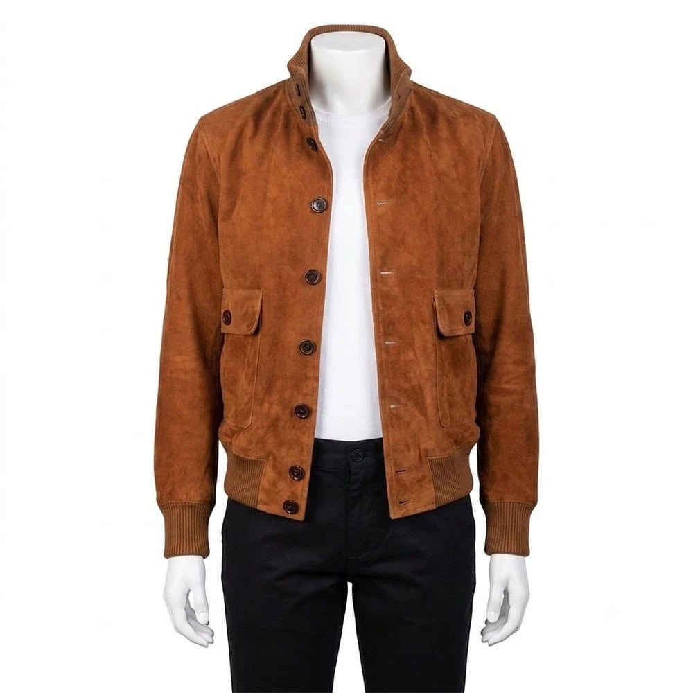 The Harrison Brown Suede Jacket